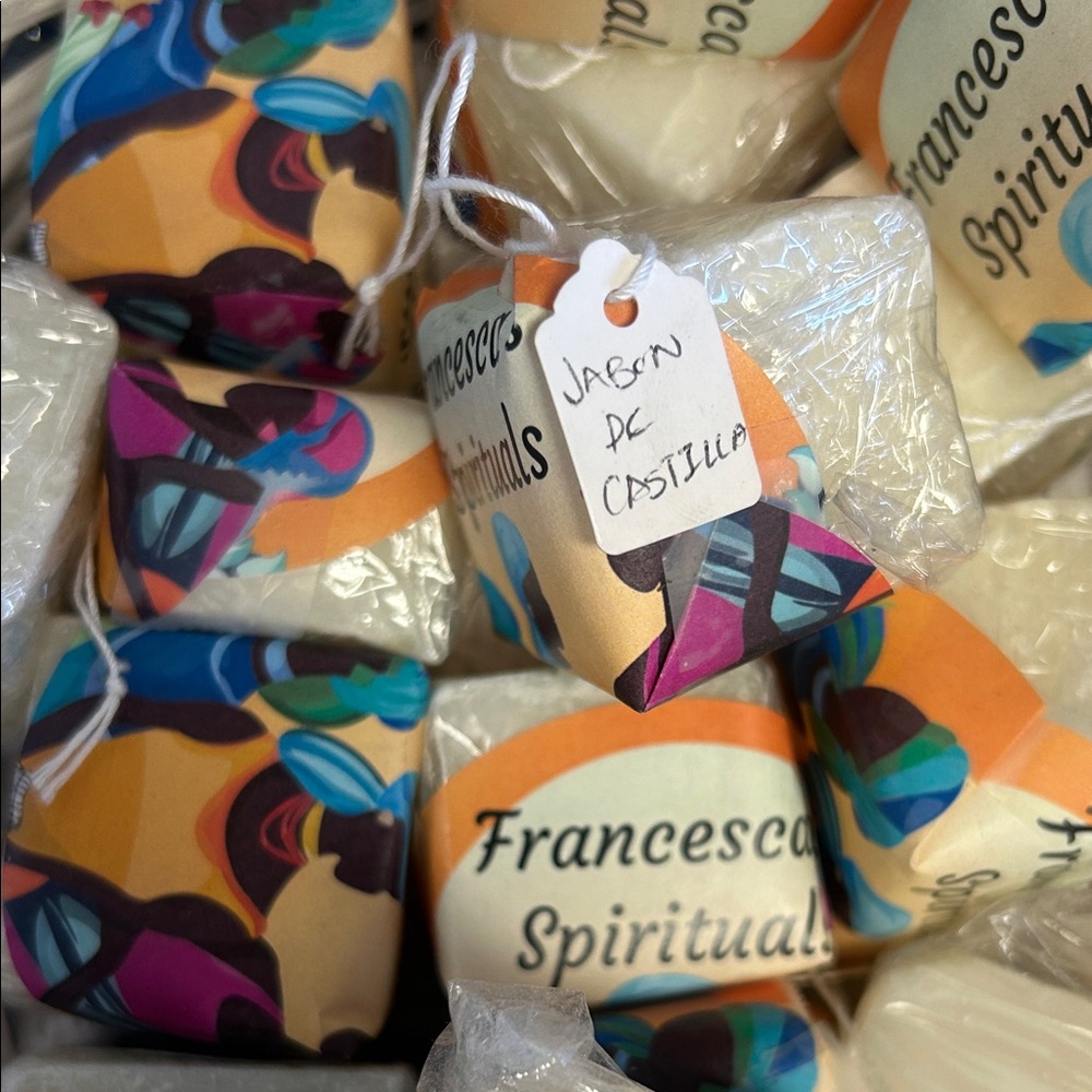 Francesca Spirituals Wrapped Artisan Soap - Colorful Graphic Wrap